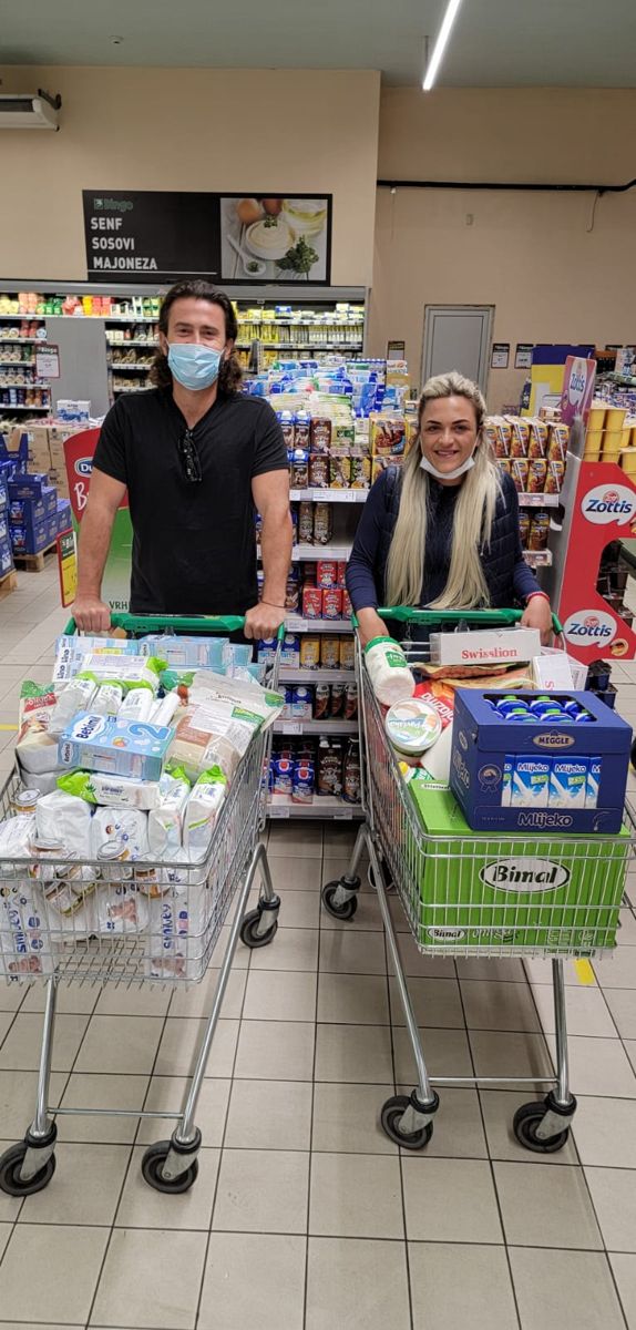 Shopping for Children's Home Bjelave, Sarajevo, Bosnia, 2021