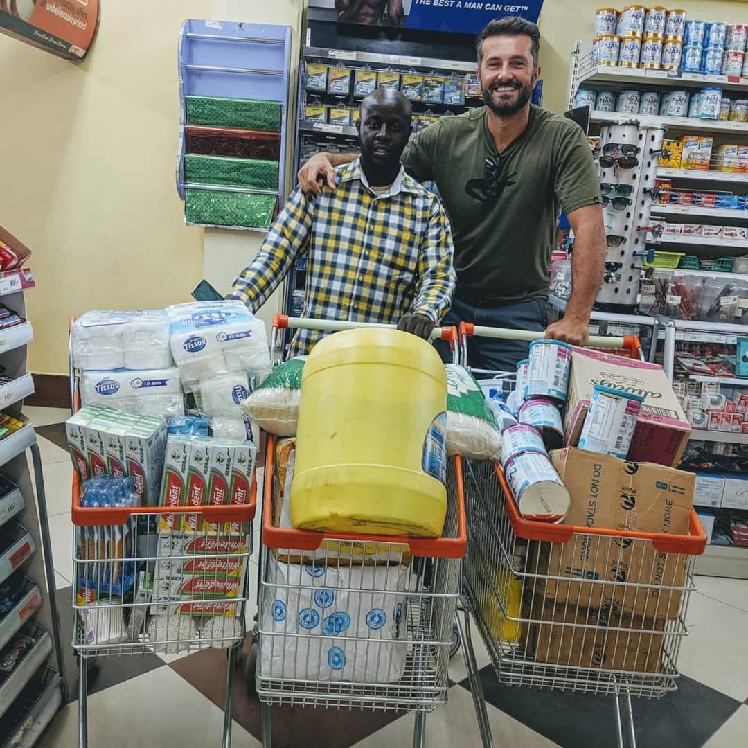 Buying food for Flomina Children's Home, Nairobi, Kenya, 2019